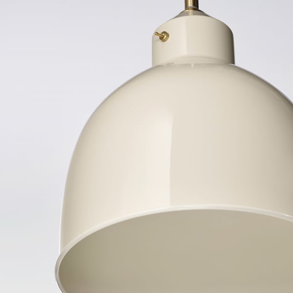 RÖDFLIK pendant lamp, light beige, 28 cm