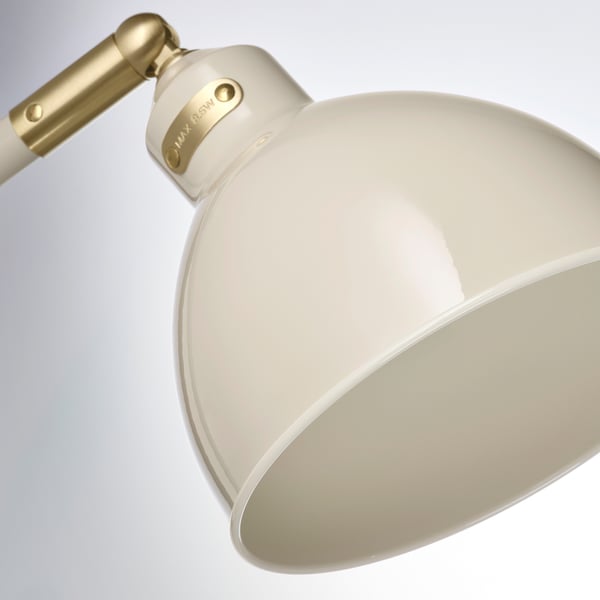 RÖDFLIK - Desk lamp, light beige