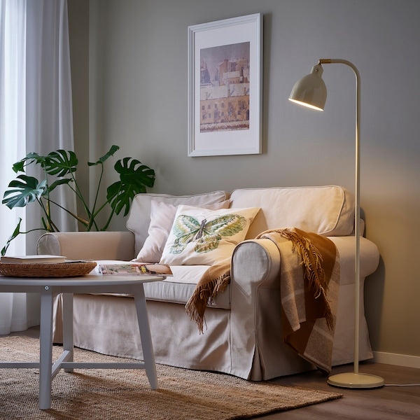 RÖDFLIK - Floor/lamp, light beige