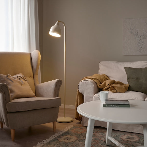 RÖDFLIK - Floor/lamp, light beige