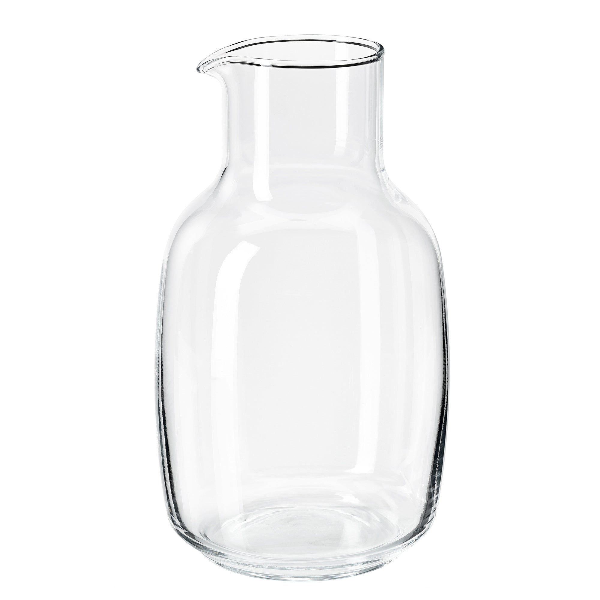 RÖDGASELL carafe, clear glass, 1.2 l