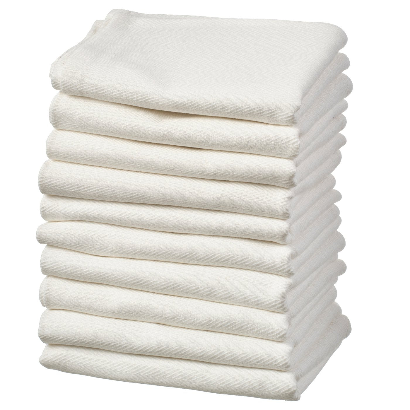 RÖDSPÄTTA tea towel, white, 45x60 cm, 10 pack