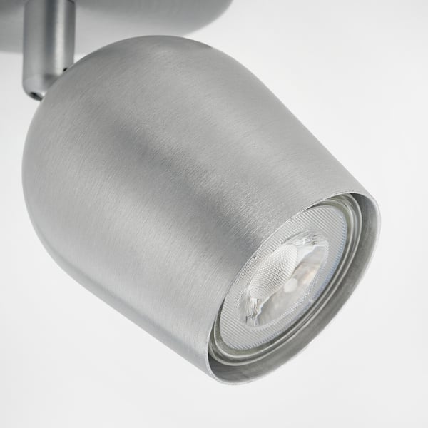 RÖKFRI - RÖKFRI Ceiling spotlight with 1 spot, aluminium-colour