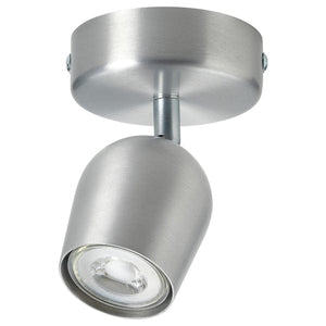 Ikea RÖKFRI - Ceiling spotlight with 1 spot, aluminium-colour