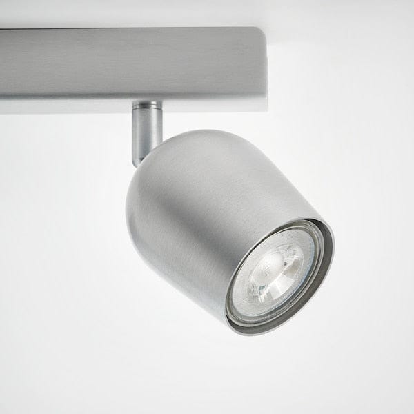 Ikea RÖKFRI - Ceiling spotlight with 3 spots, aluminium-colour
