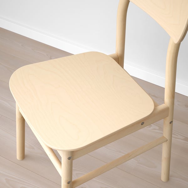 RÖNNINGE chair, birch, 46x79x49 cm