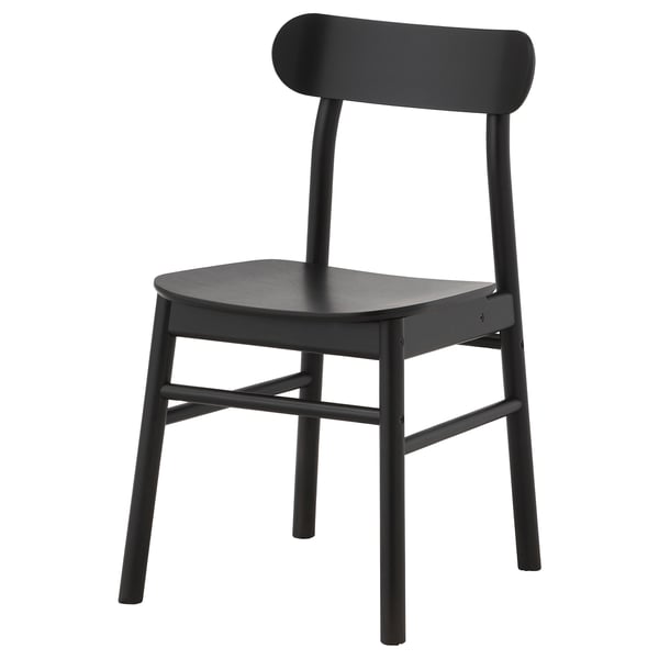 RÖNNINGE chair, black, 46x79x49 cm