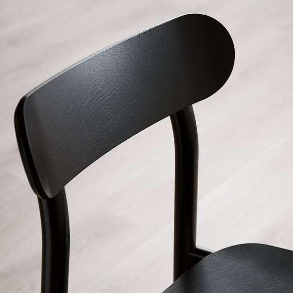 RÖNNINGE chair, black, 46x79x49 cm