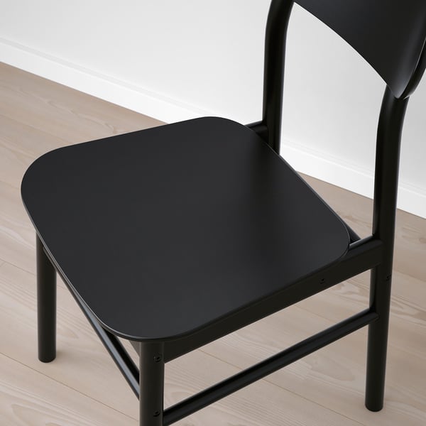 RÖNNINGE chair, black, 46x79x49 cm