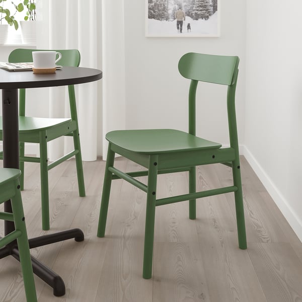 RÖNNINGE chair, green, 46x79x49 cm