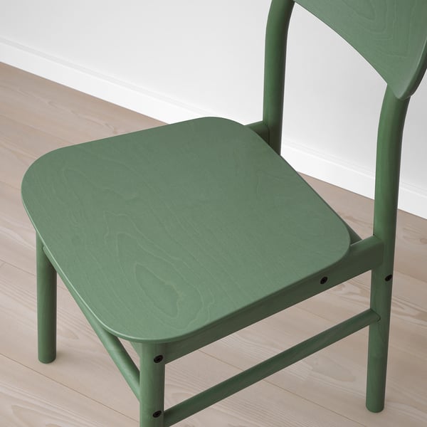RÖNNINGE chair, green, 46x79x49 cm