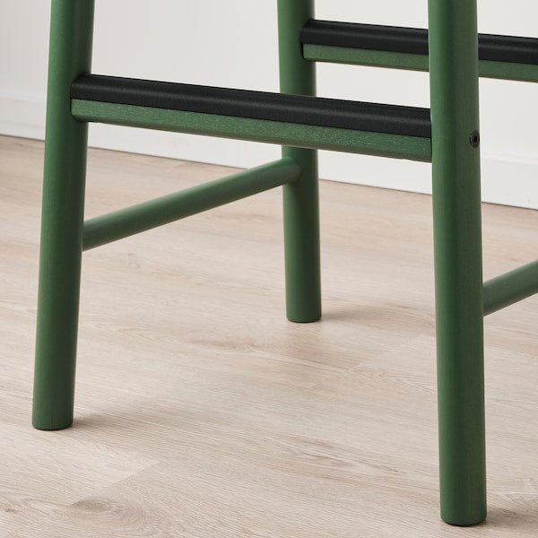 RÖNNINGE Bar stool - green 75 cm ,