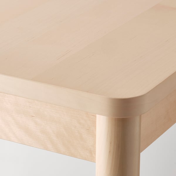 RÖNNINGE bar table, birch, 75x75 cm