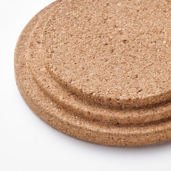 RÖNNSPIREA lid for scented candle, cork, 8 cm