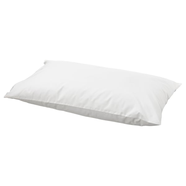 RÖNNVECKMAL pillowcase, white, 50x80 cm
