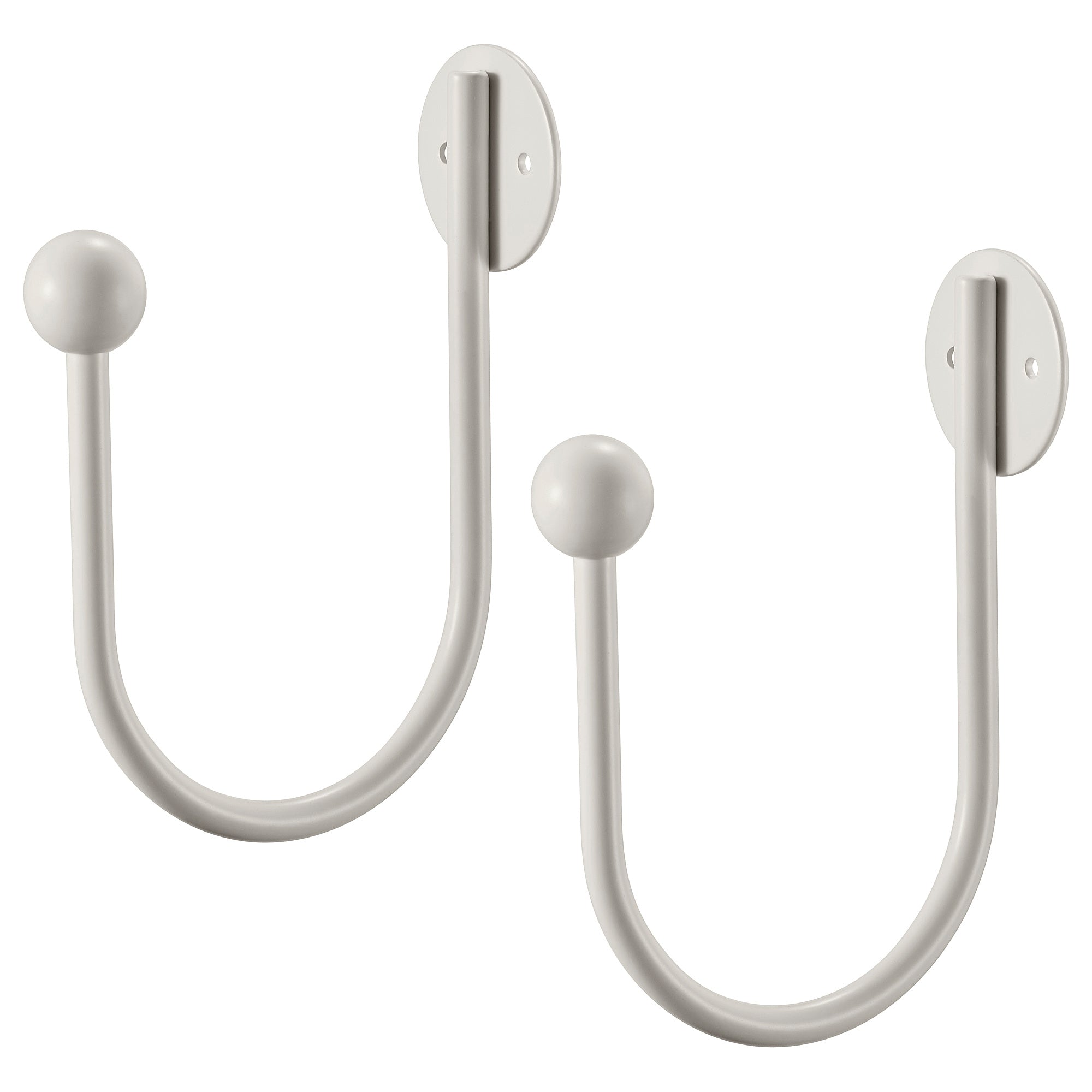 RÖRNICKA tie-back, white, 2 pack