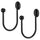 RÖRNICKA tie-back, black, 2 pack