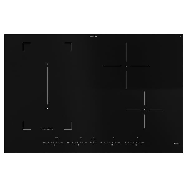 ROGESTAD - ROGESTAD Induction hob, IKEA 500 black, 78 cm