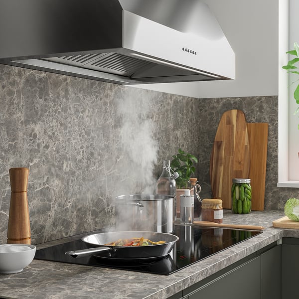 ROGESTAD - ROGESTAD Induction hob, IKEA 500 black, 78 cm