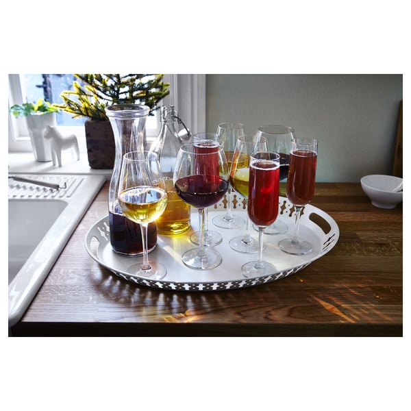 ROMANTISK - ROMANTISK Tray, white, 52x39 cm