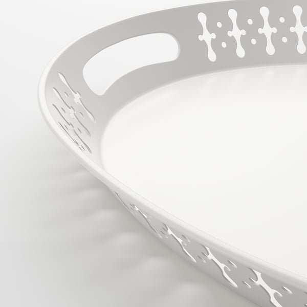 ROMANTISK - ROMANTISK Tray, white, 52x39 cm