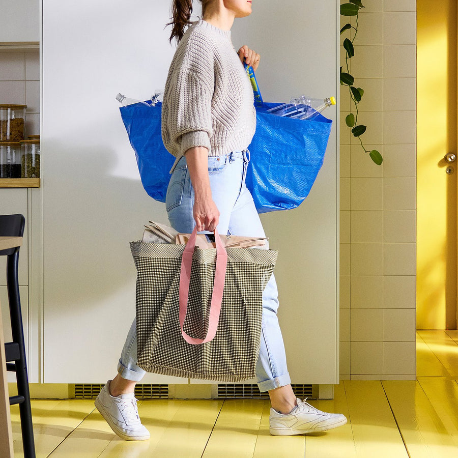 ROMELSÖN carrier bag, patterned, 45x18x45 cmx36 l
