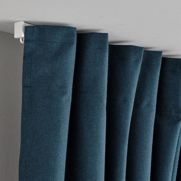 Ikea ROSENMANDEL - Tenda semioscurante, 2 teli, blu scuro, 135x300 cm , 135x300 cm