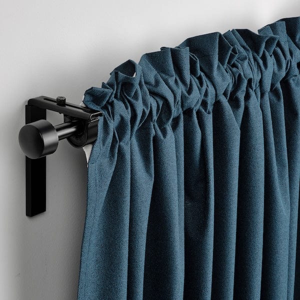 Ikea ROSENMANDEL - Tenda semioscurante, 2 teli, blu scuro, 135x300 cm , 135x300 cm