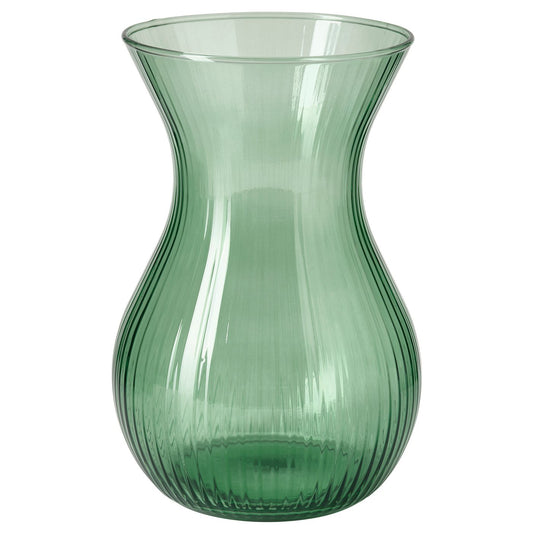 ROSENMÅS vase, green, 12 cm