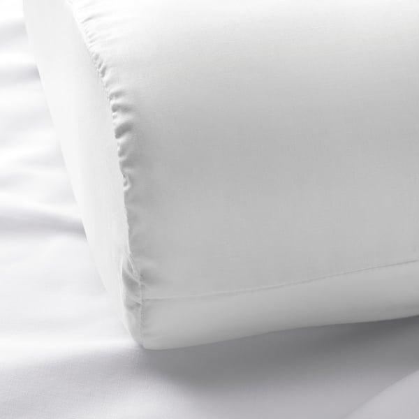 ROSENSKÄRM pillowcase for ergonomic pillow, white, 33x50 cm