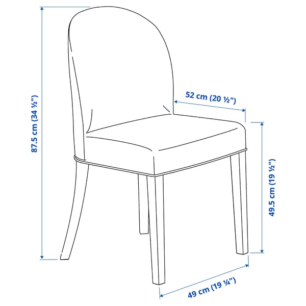ROSENTORP / ROSENTORP table and 4 chairs, white/Kilanda light beige white, 110/155 cm