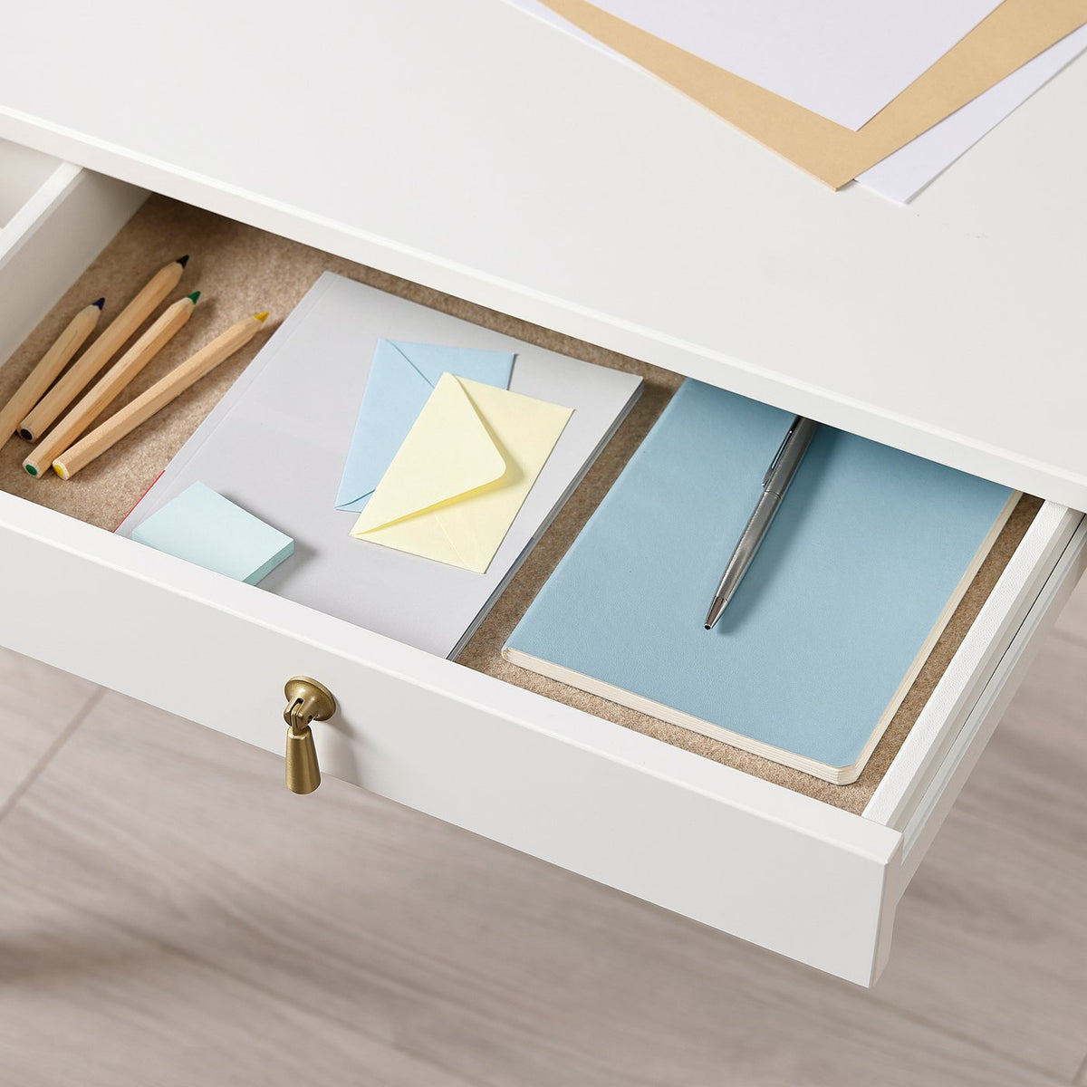 ROSENTORP desk, white, 120x60 cm