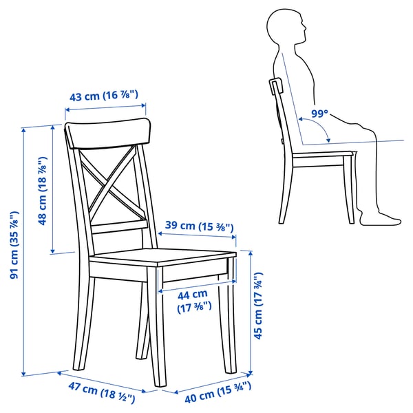 ROSENTORP chair, white