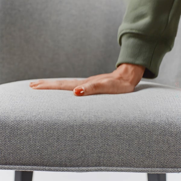 ROSENTORP chair, Tibbleby beige-grey/black, 49x88x52 cm