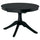 ROSENTORP extendable table, black, 110/155 cm