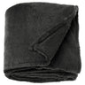 ROSTLÖNN throw, anthracite, 130x170 cm
