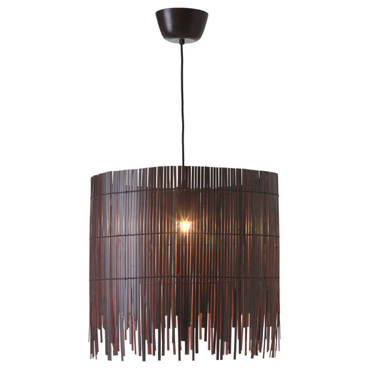 ROTVIK Pendant Lamp, Bamboo, Brown - shop soiled