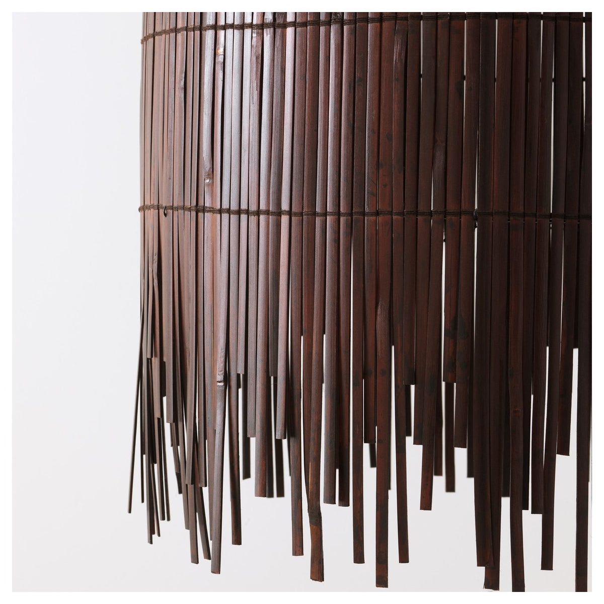 ROTVIK Pendant Lamp, Bamboo, Brown - shop soiled