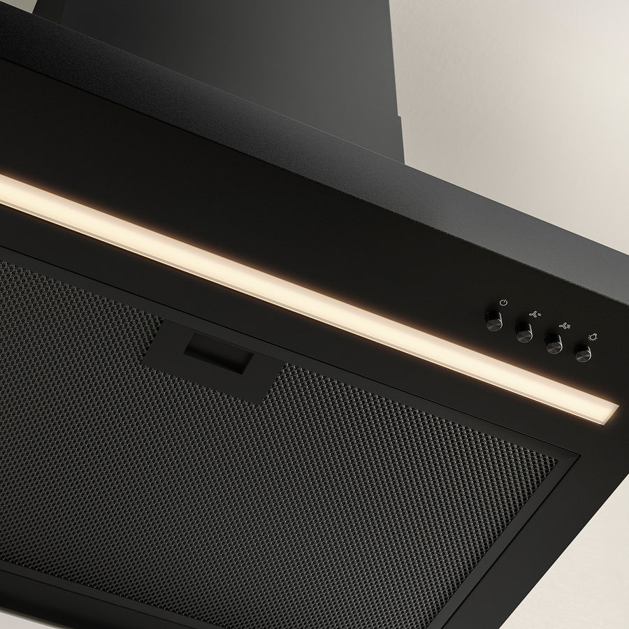 RULLBO wall mounted extractor hood, IKEA 300 black, 60 cm