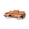 RULLERUM 3-seat sofa w 2 electric recliners, Grann/Bomstad golden-brown, 259x98x94 cm