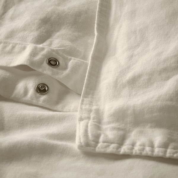 RUNDHAGTORN duvet cover and pillowcase, beige, 150x200/50x80 cm