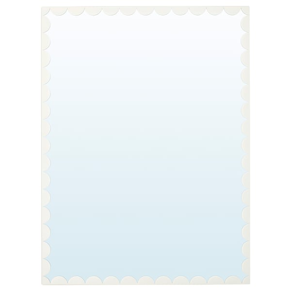 RUNDOXEL mirror, white, 30x40 cm
