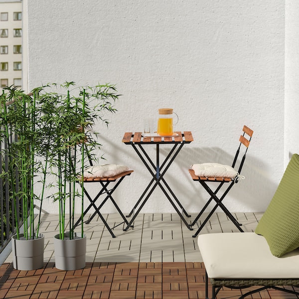 RUNNEN floor decking, outdoor, beige, 0.81 m²