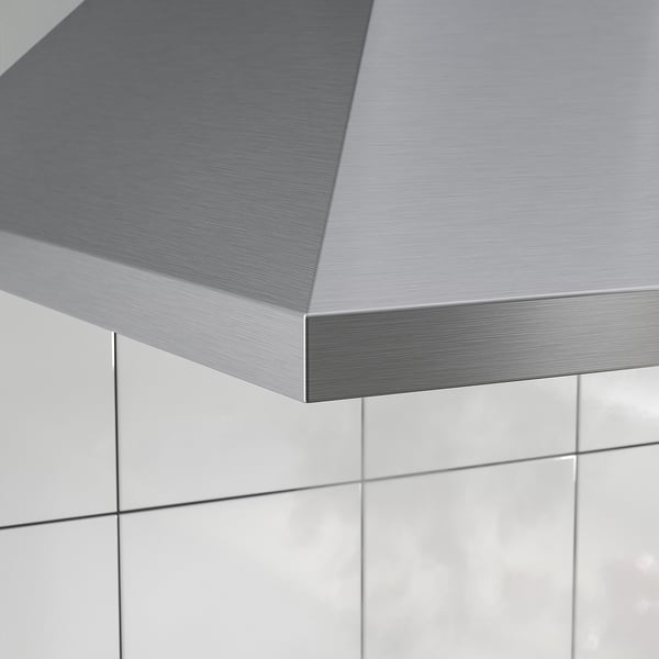 RYTMISK wall mounted extractor hood, stainless steel, 60 cm