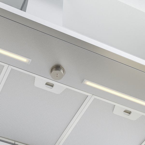 Ikea RYTMISK Hood to be fixed to the wall - stainless steel 90 cm , 90 cm