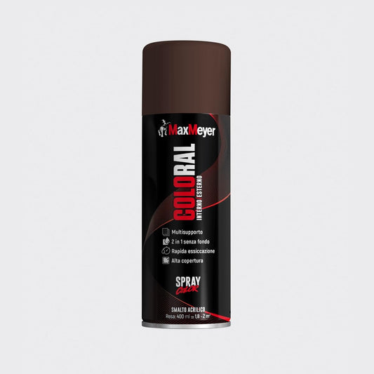SPRAY COLOR RAL 8017 GLOSSY BROWN ML 4