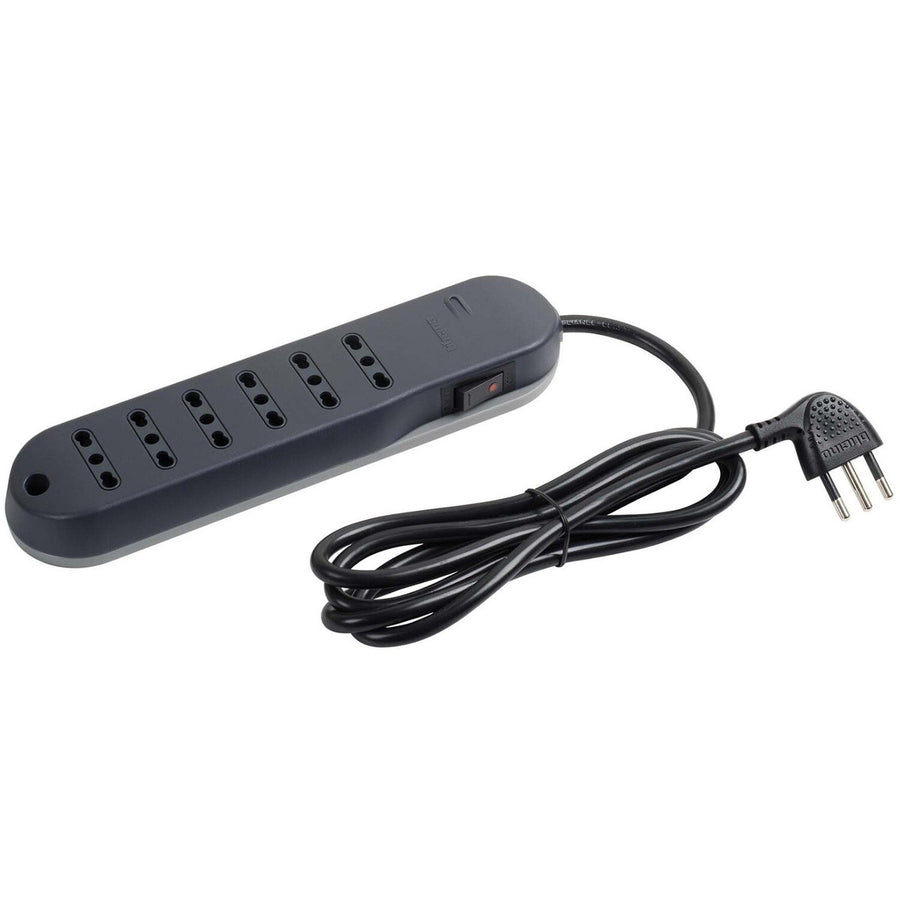 MULTI-SOCKET 6 PLUGS 10/16A SOCKET 10A