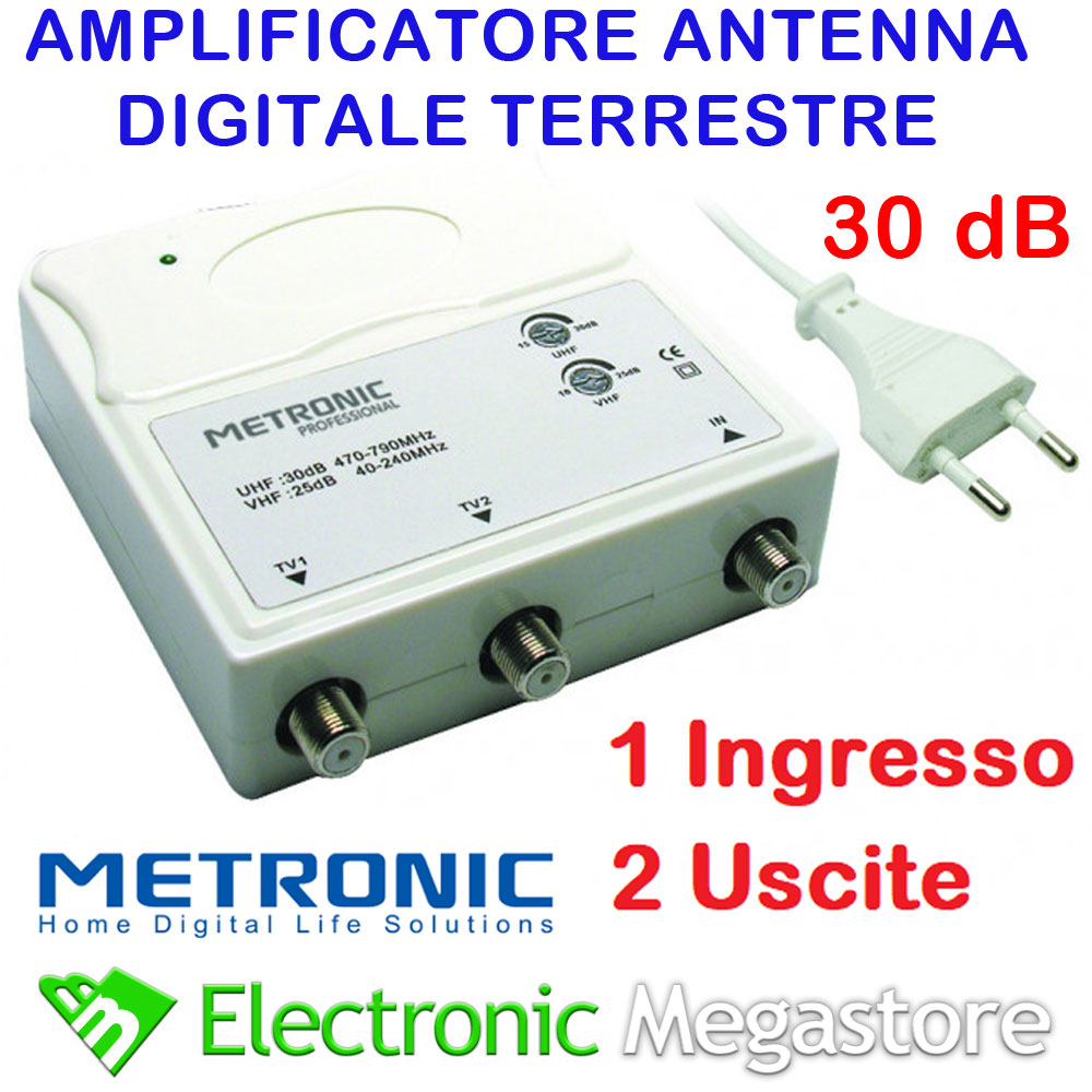 Internal Amplifier 30 DB 2 OUT TV REG