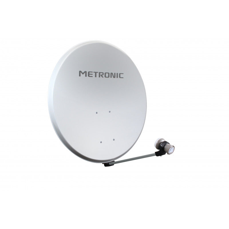 80CM WHITE DISH + STEEL LNB