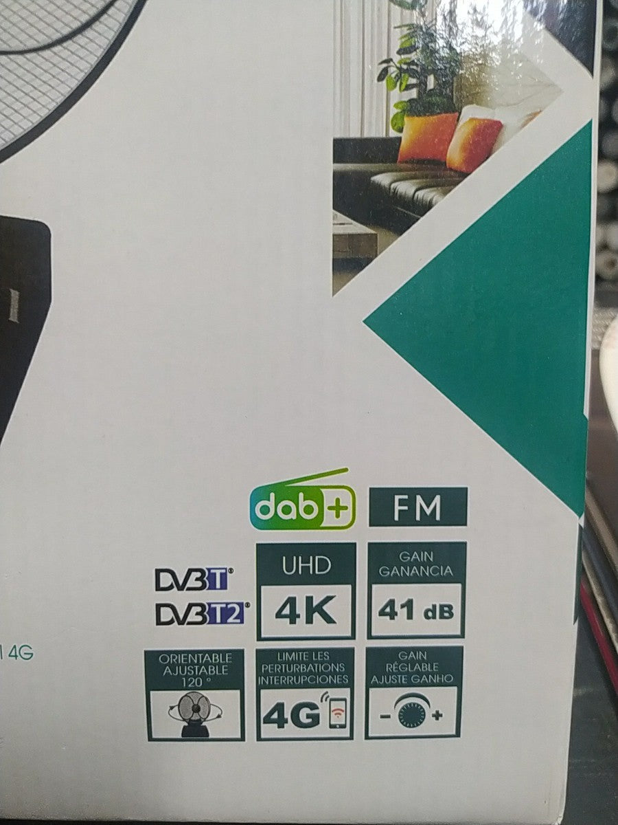 Indoor TV Antenna with Amplifier